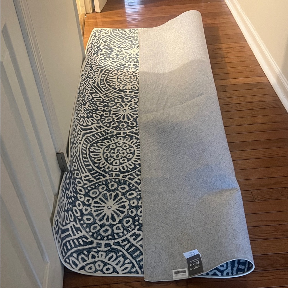 Temple Ink Machine Washable Rug by Annie Selke - Picture 9 of 10